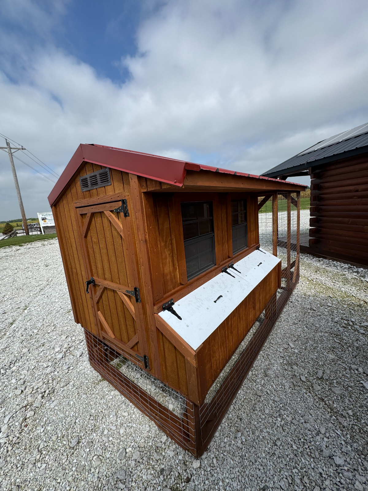 5' x 12' A-Frame Chicken Coop for Poultry & Feed Storage 5x12 in Clayton, IL for sale in Clayton, IL